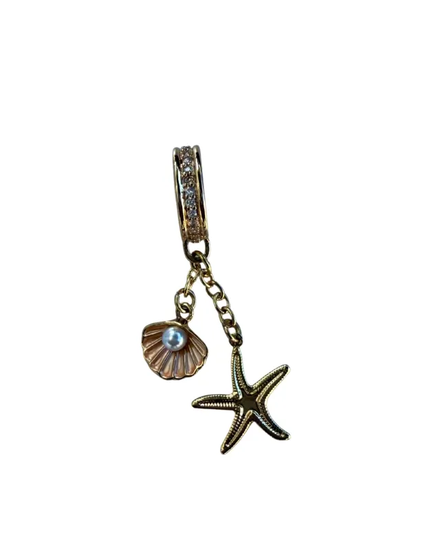 Starfish Bikini Charm - Gold sold by Beach Bunny