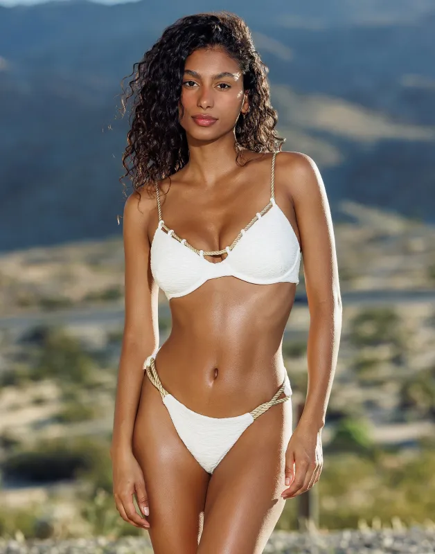 Lagoon Underwire Top - Ivory sold by Beach Bunny