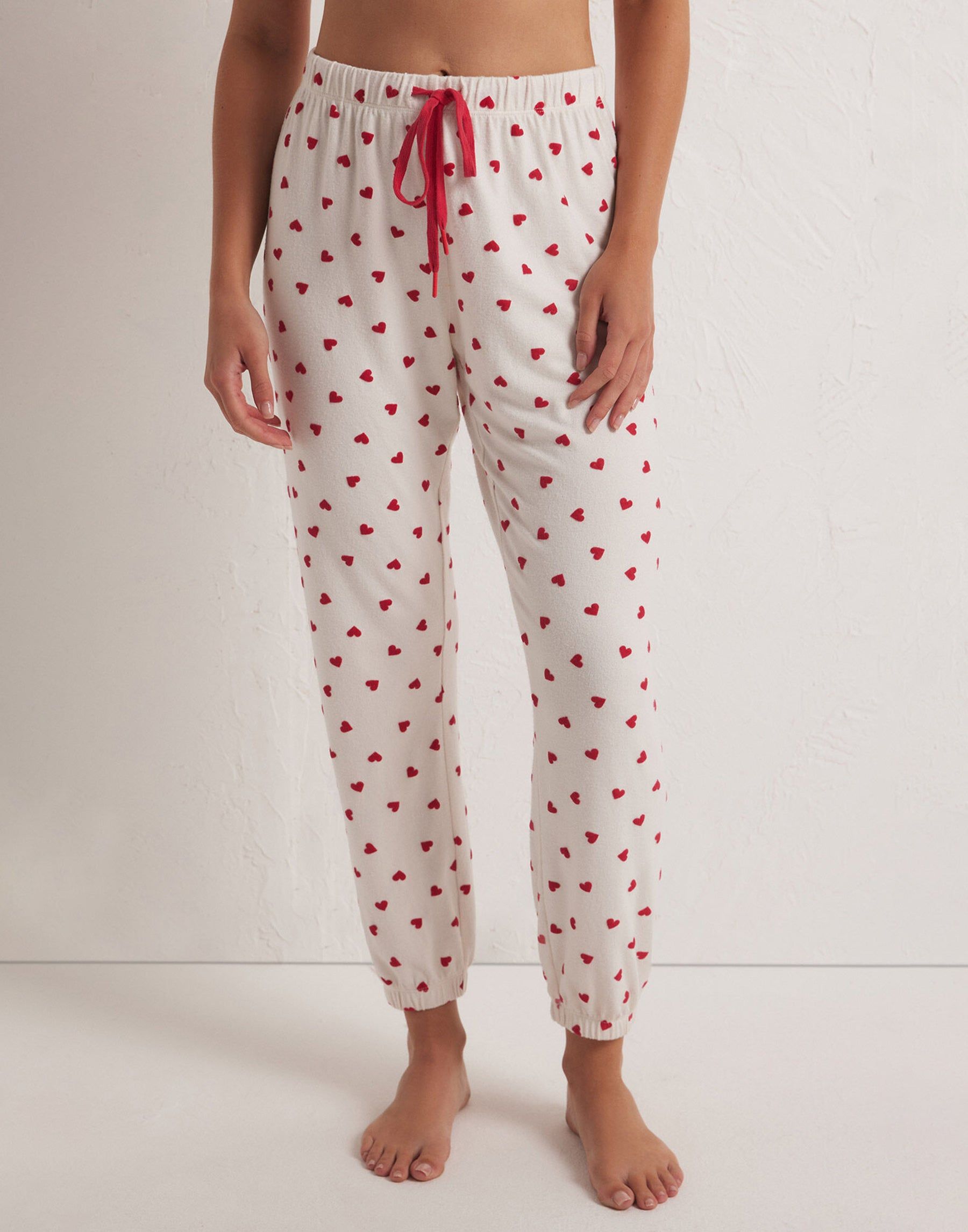 Classic Heart Jogger by Z Supply - Vanilla Ice sold by Beach Bunny