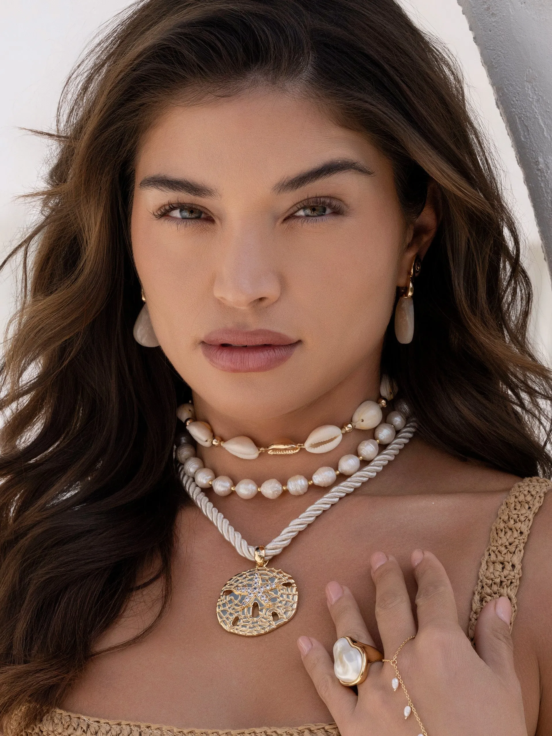 Freshwater Pearl Necklace by Ettika sold by Beach Bunny product image thumbnail 3