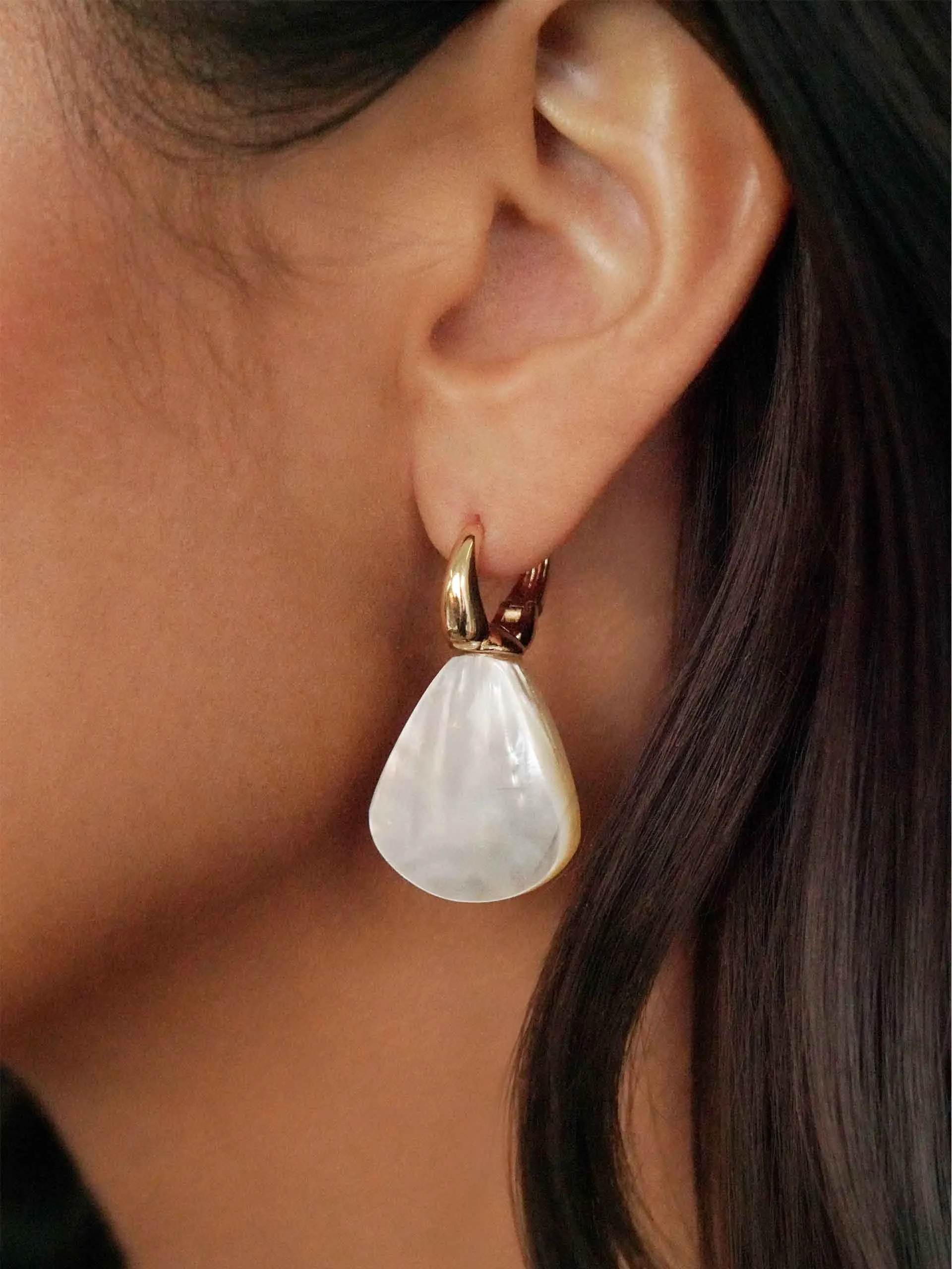 Sun-Kissed Pearl Earrings by Ettika sold by Beach Bunny product image thumbnail 2