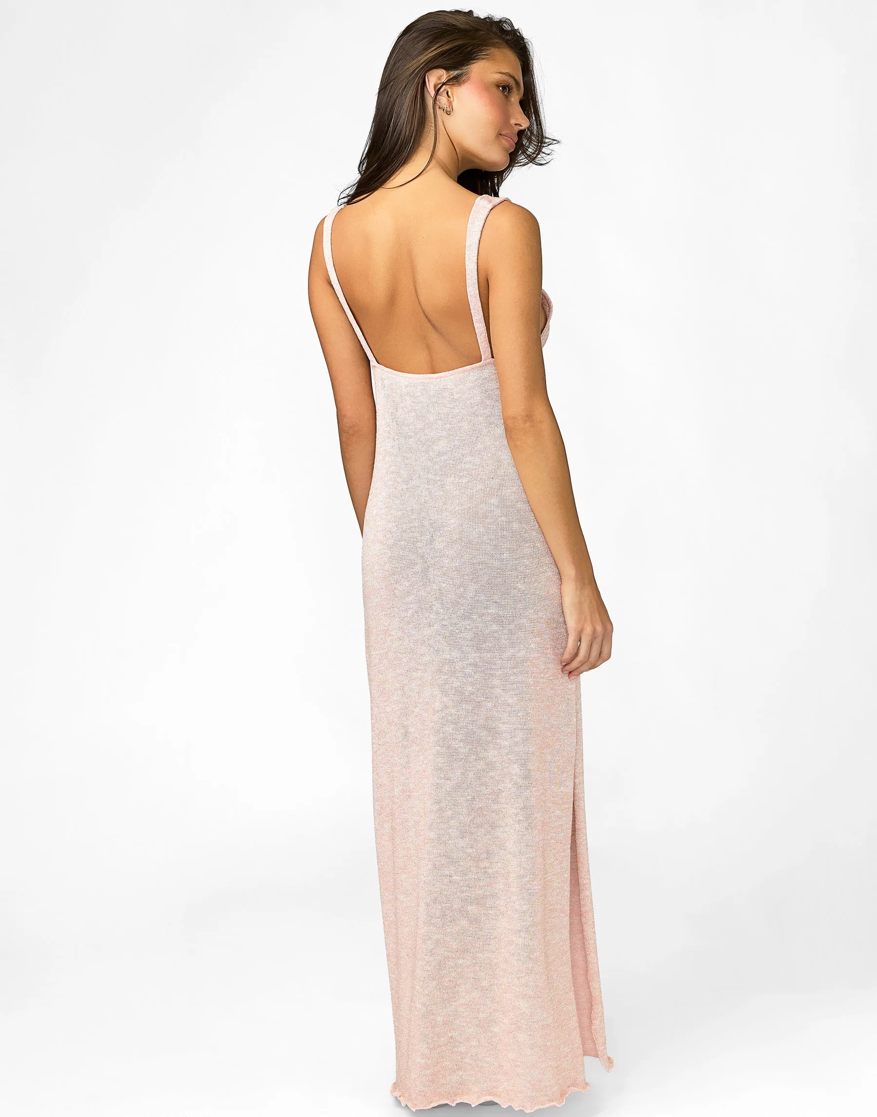 Amaia Maxi Dress - Pink Knit sold by Beach Bunny product image thumbnail 3