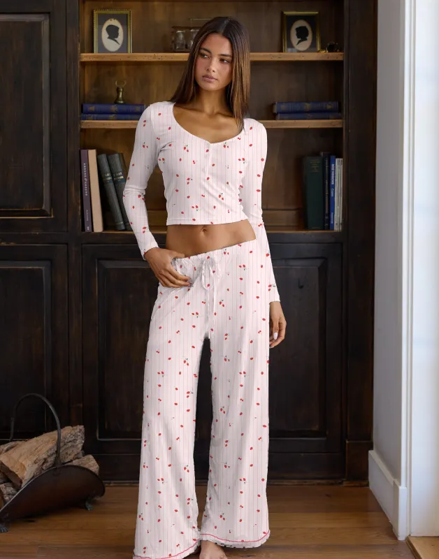 AUSTIN PANT - PINK MULTI made by Beach Bunny