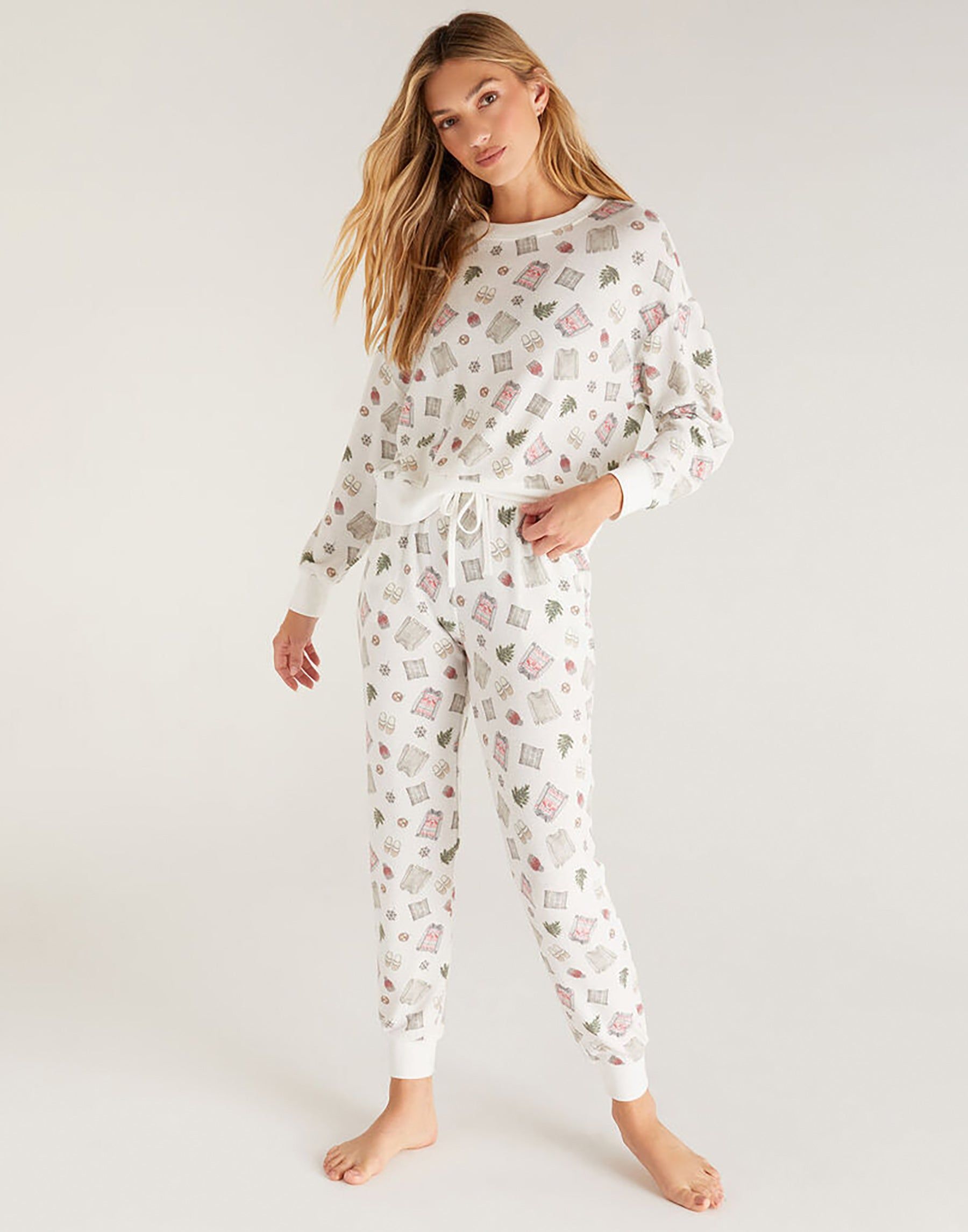 Comfy Cozy Vibes Jogger by Z Supply - Vanilla Ice sold by Beach Bunny product image thumbnail 3