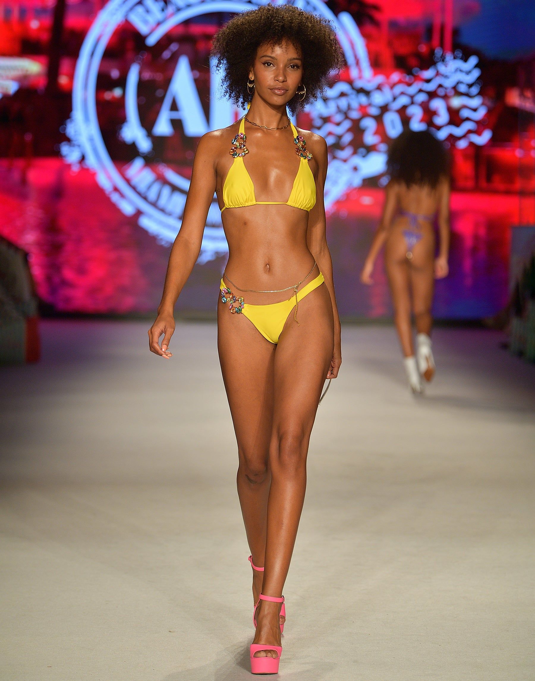 Dakota Triangle Top - Amarillis Yellow sold by Beach Bunny product image thumbnail 22