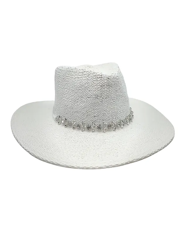 Mahina Hat by Nikki Beach - White sold by Beach Bunny