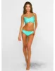 Wendy Bralette Top - Aqua Shiny Wide Rib sold by Beach Bunny