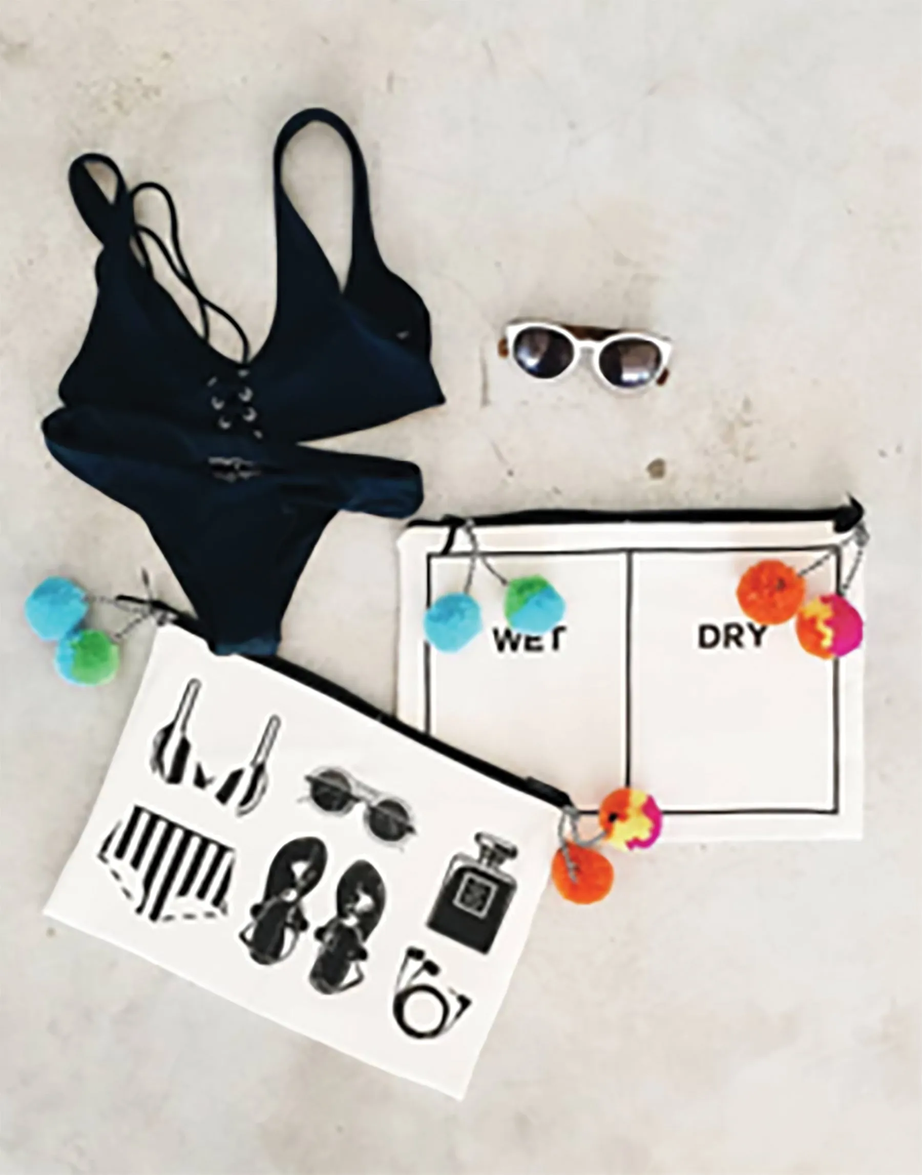 Beach Pouch by Bag-all - White sold by Beach Bunny product image thumbnail 2