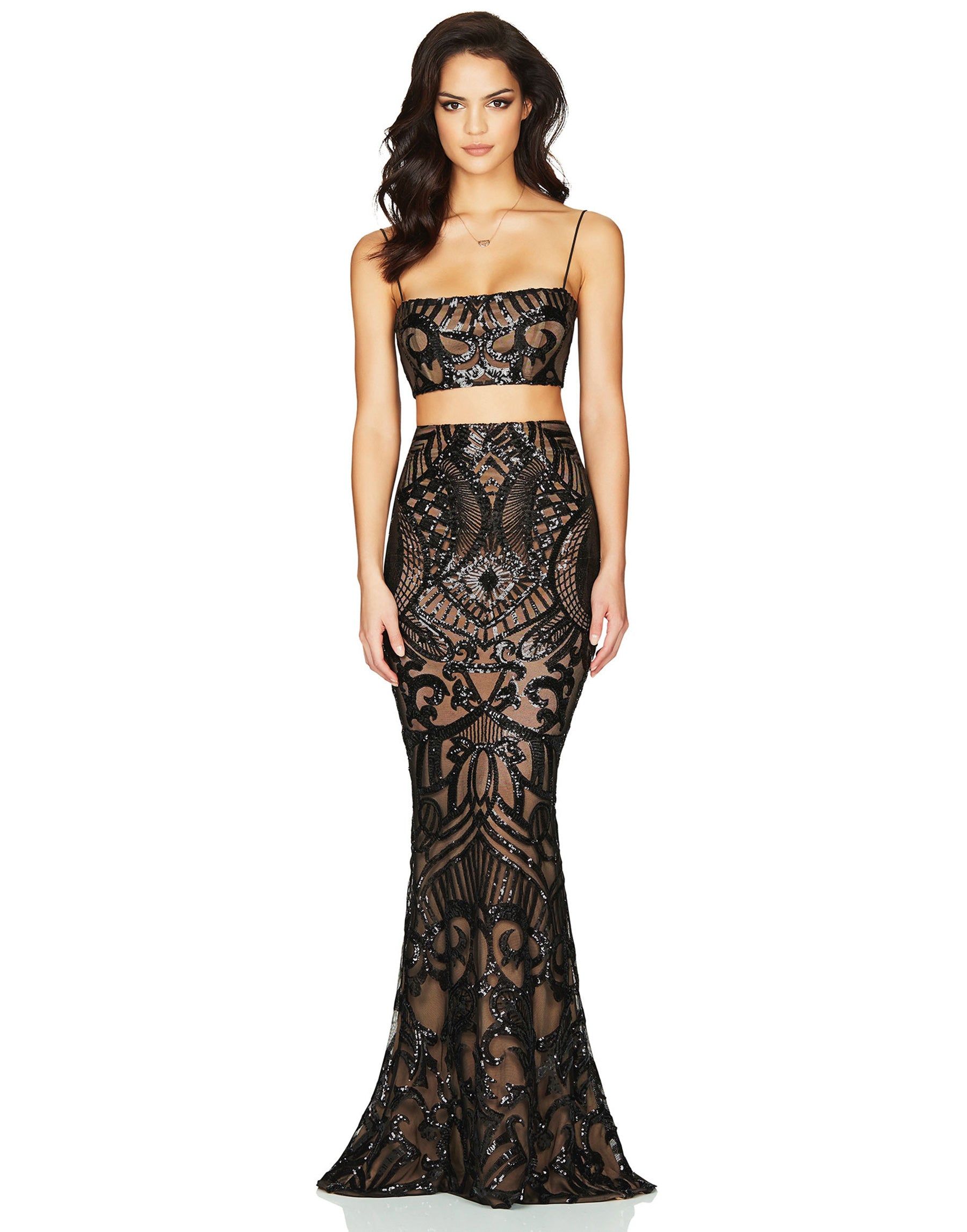 Mon Cherie Sequin Skirt by Nookie - Black sold by Beach Bunny product image thumbnail 2