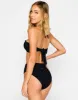 Gillian High Waist Full Bottom - Black Squiggle sold by Beach Bunny