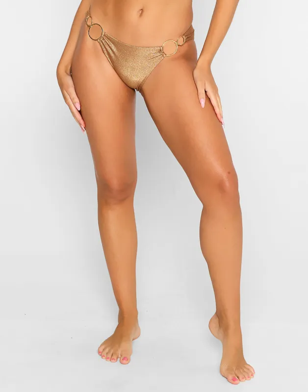 Nadia Full Bottom - New Glitter Nude sold by Beach Bunny