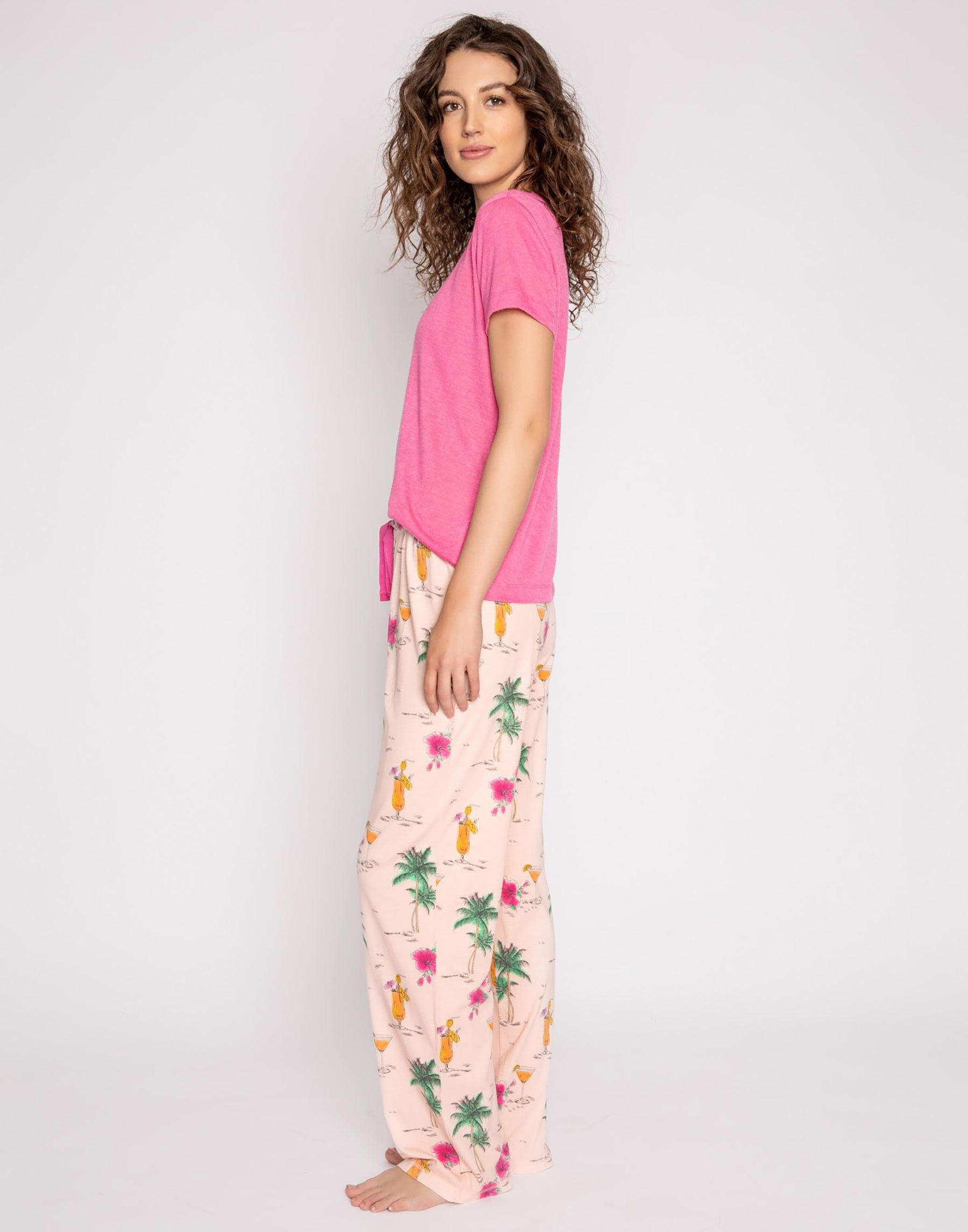 Playful Prints Pant by P.J. Salvage - Pink Dream sold by Beach Bunny product image thumbnail 4