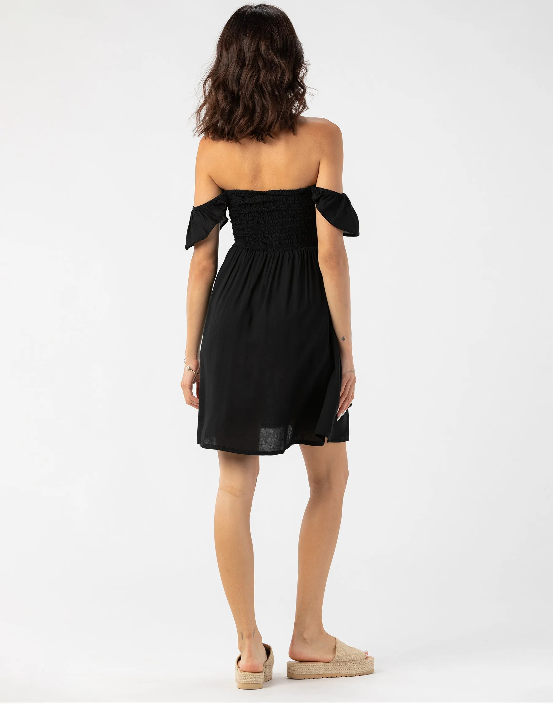 Hollie Mini Dress by Tiare Hawaii - Black sold by Beach Bunny product image thumbnail 3