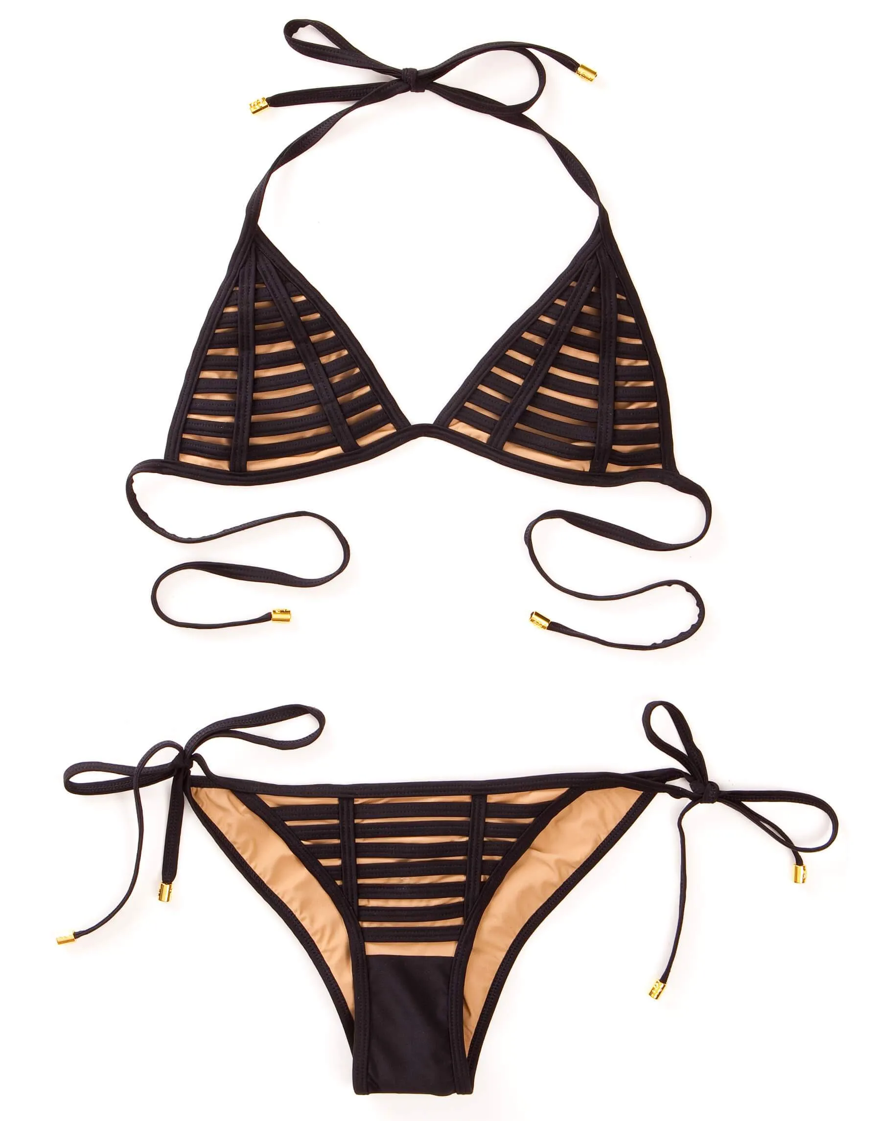 Hard Summer Triangle Top - Black sold by Beach Bunny product image thumbnail 2