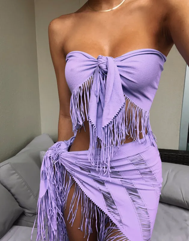 Haute Summer Top - Lavender made by Beach Bunny