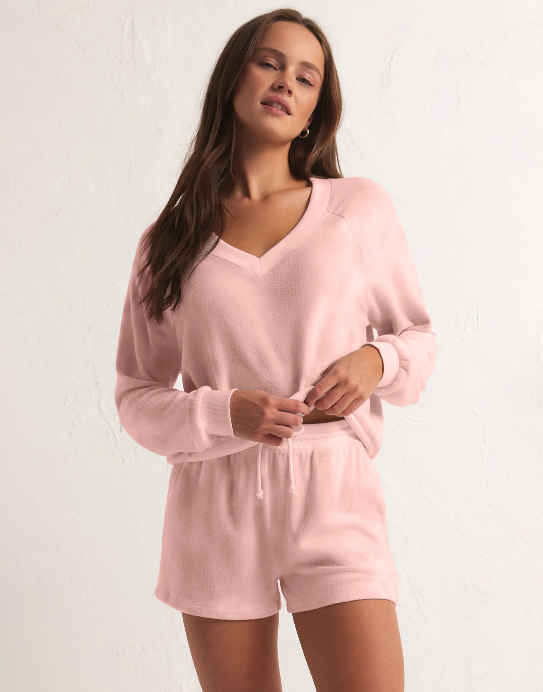 Candy Skies Long Sleeve Top by Z Supply - Peachsicle sold by Beach Bunny product image thumbnail 4