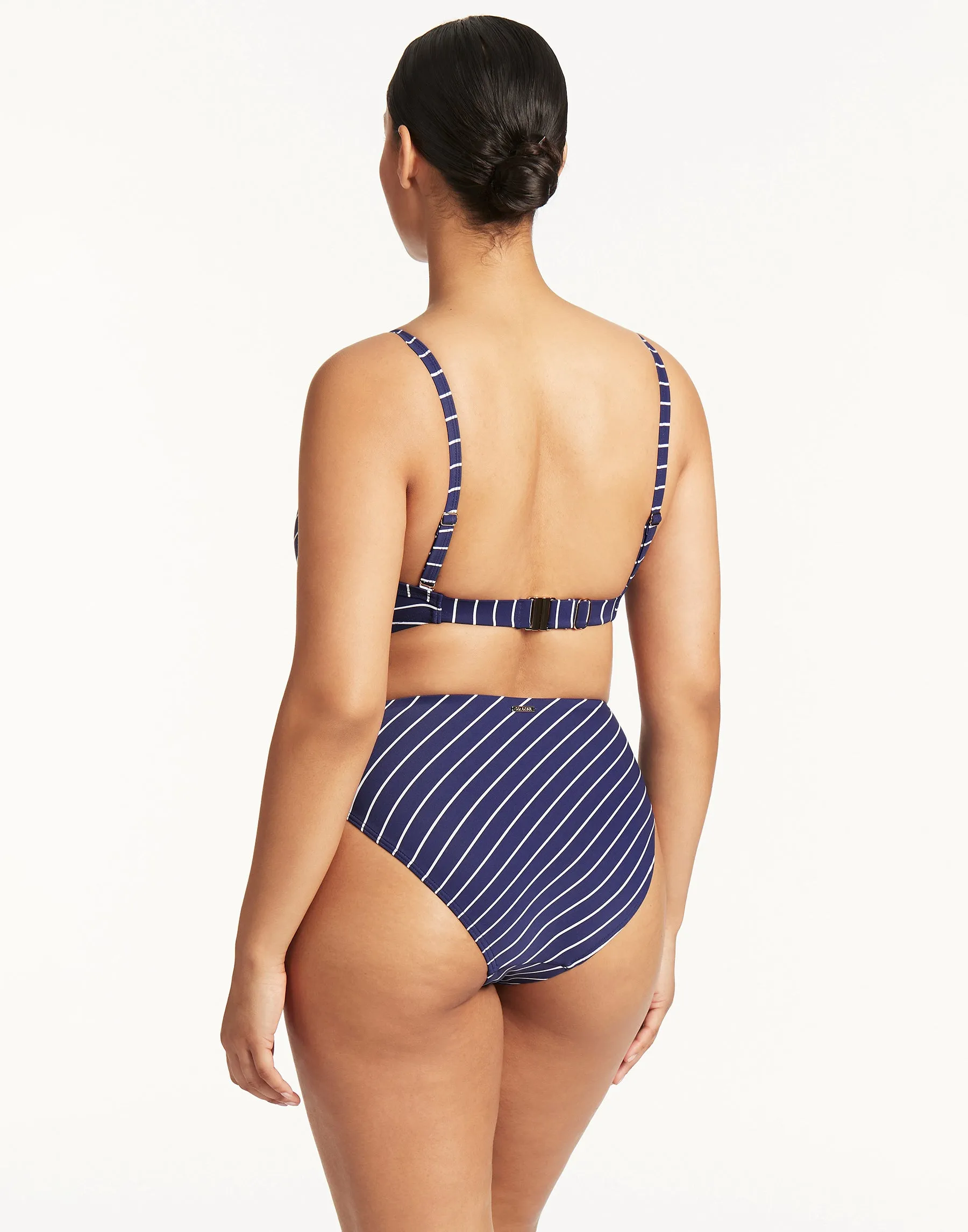 Shoreline Retro High Waist Bottom by Sea Level - Navy sold by Beach Bunny product image thumbnail 2