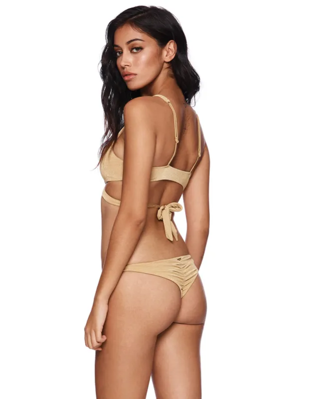 Jordan Tango Bottom - Gold sold by Beach Bunny
