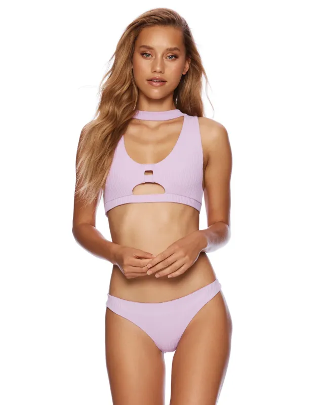 Gwen High Neck Top - Lavender made by Beach Bunny