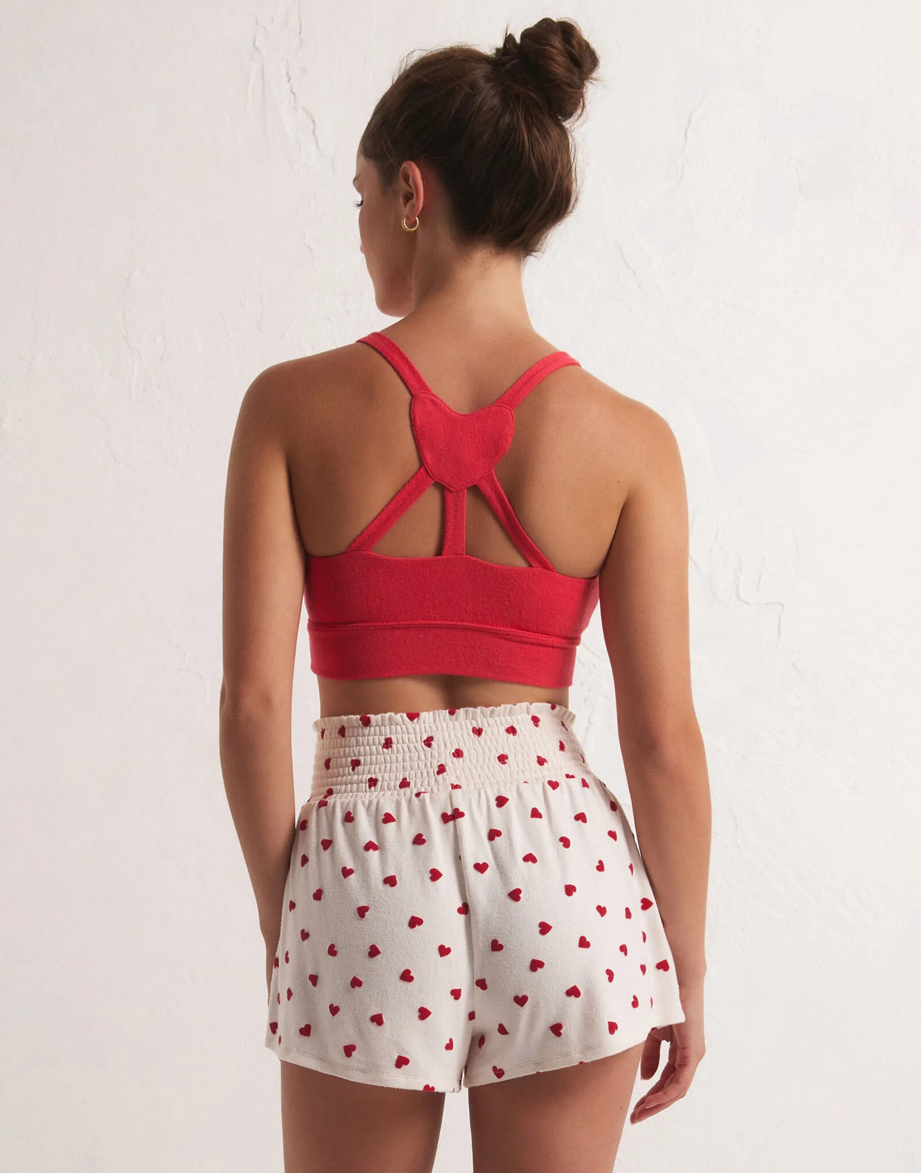 Spread Love Tank Bra by Z Supply - Candy Red sold by Beach Bunny
