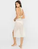 Saddie Midi Dress - White/Gold sold by Beach Bunny