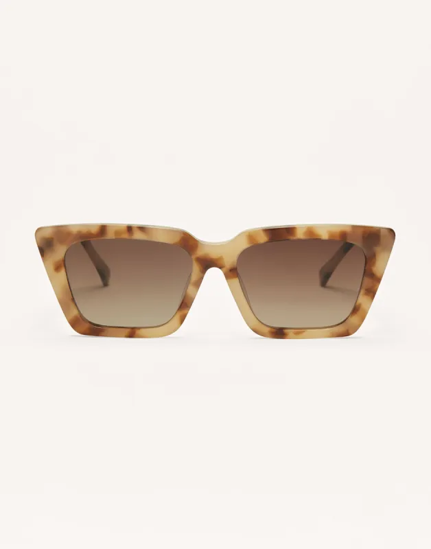 Feel Good Sunglasses by Z Supply - Blonde Tort sold by Beach Bunny