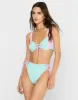Maeven Underwire Top - Blue Ditsy Shell sold by Beach Bunny