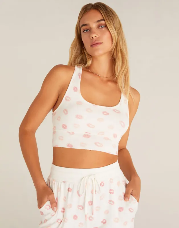Sia Lip Tank Bra by Z Supply - Bone sold by Beach Bunny