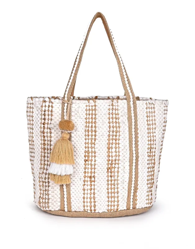 Natural Beauty Weekender by America & Beyond - Natural sold by Beach Bunny