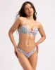 Maddie Push Up Top - Garden of Eden Turquoise sold by Beach Bunny