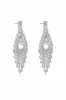 Charming Chandelier Crystal & Silver Plated Earrings by Ettika sold by Beach Bunny