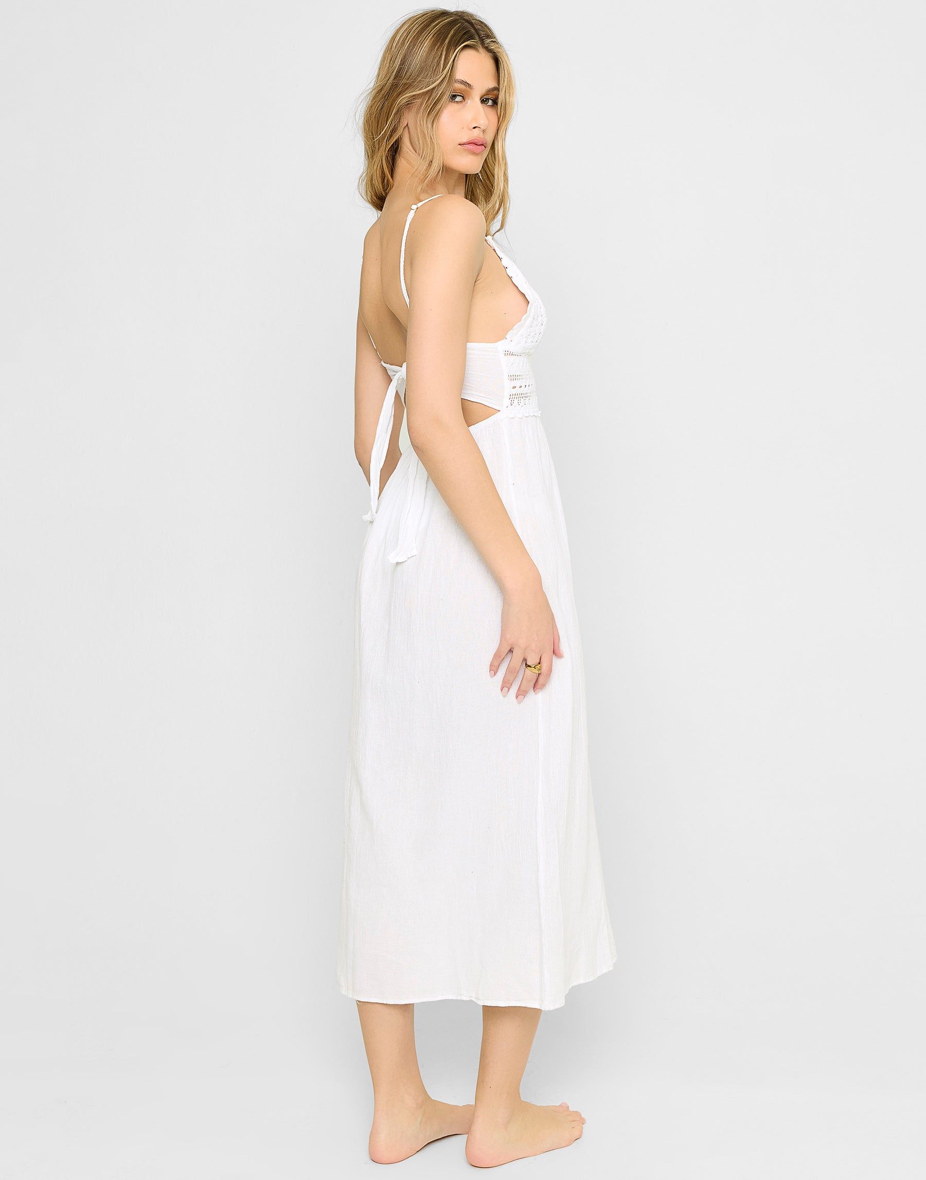 Maya Dress - White sold by Beach Bunny product image thumbnail 2