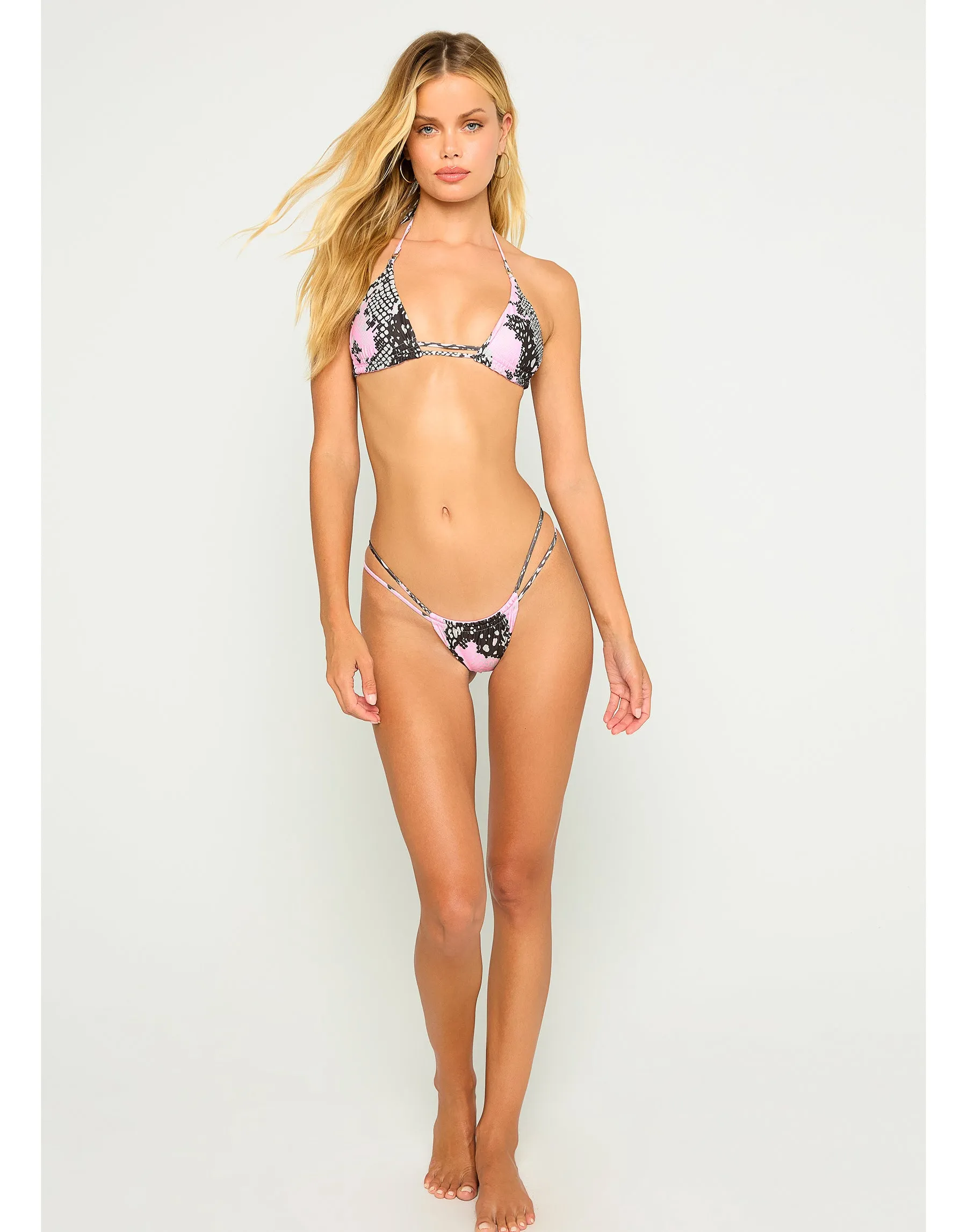 Indy Tango Bottom - Pink Splash Snake sold by Beach Bunny product image thumbnail 2