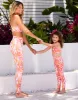 Katie Legging by California Kisses - Adult - Pink/Orange Multi sold by Beach Bunny