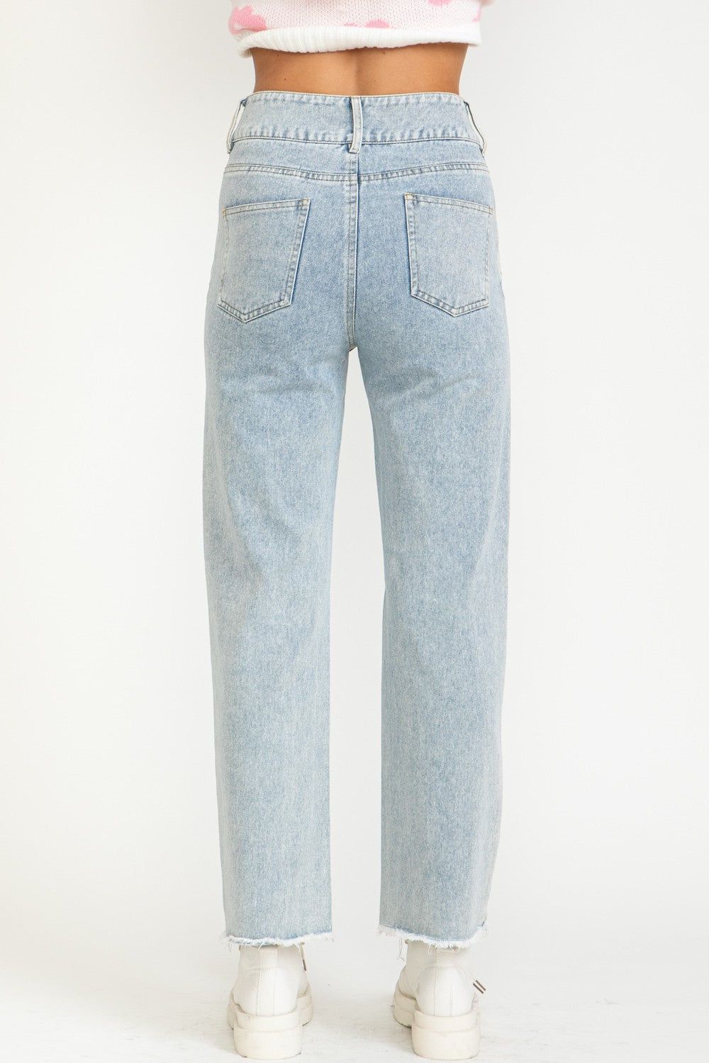 Eve Denim Pant by Summer Haus - Denim sold by Beach Bunny product image thumbnail 2