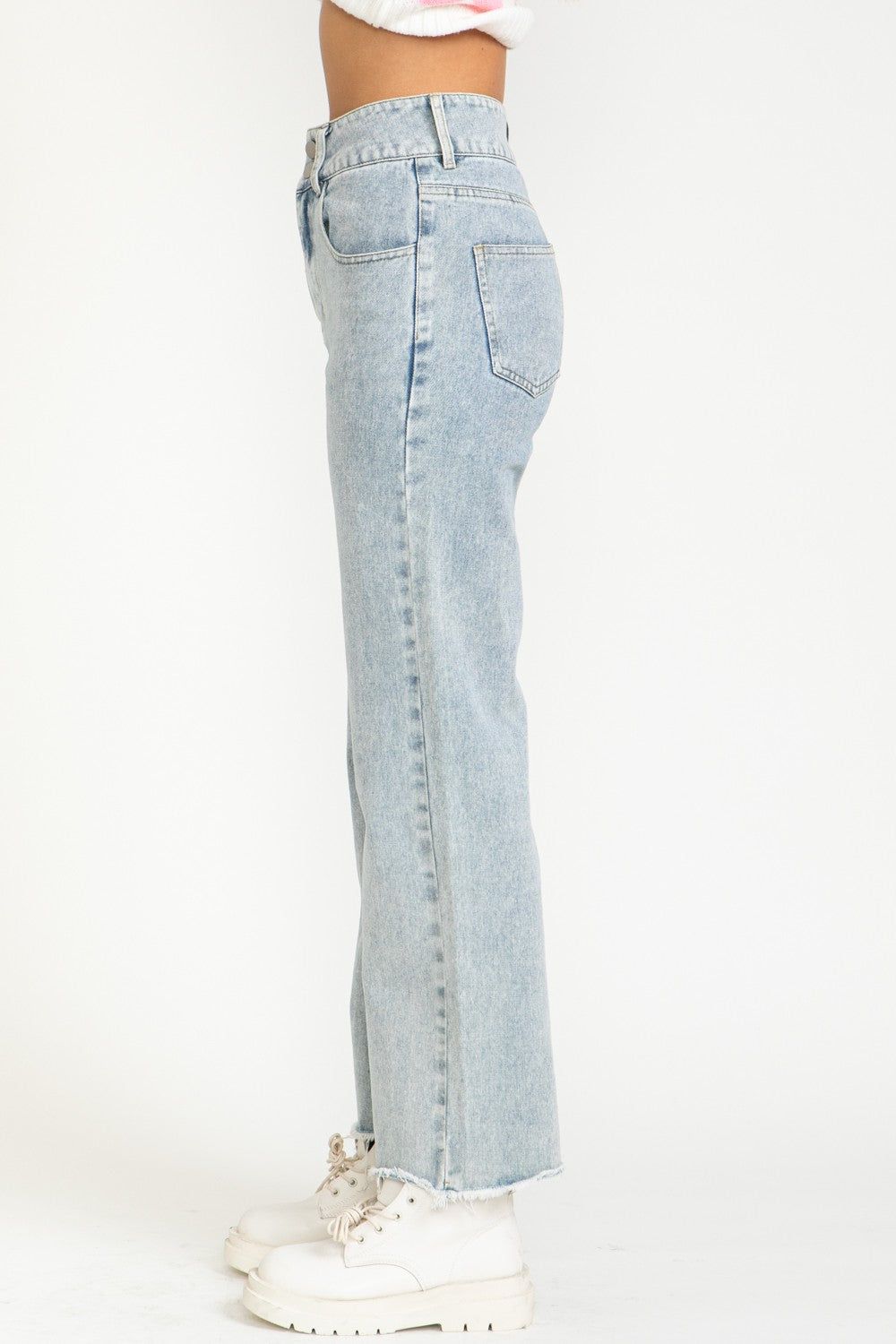 Eve Denim Pant by Summer Haus - Denim sold by Beach Bunny product image thumbnail 3