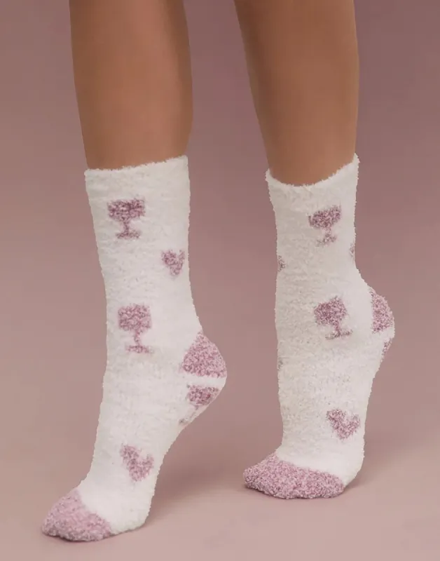 2-Pack Plush Wine Socks by Z Supply - Bone sold by Beach Bunny