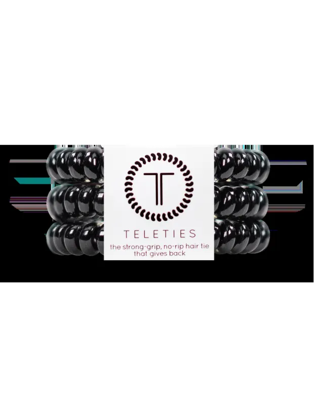 Teleties Jet Black (Small) sold by Beach Bunny