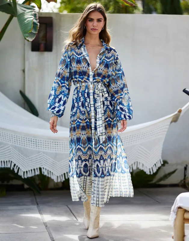 Reign Maxi Dress by Summer Haus - Blue sold by Beach Bunny