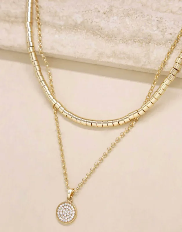 Mix It Up Layers Necklace Set by Ettika - Gold sold by Beach Bunny