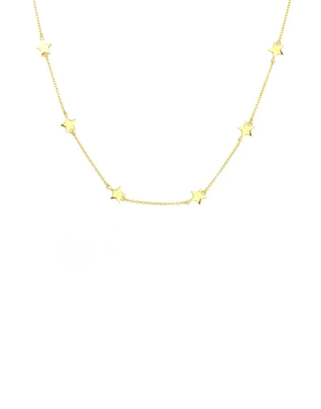 Star Choker by Marlyn Schiff - Gold made by Beach Bunny