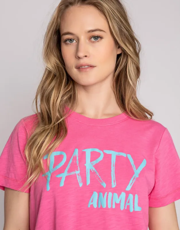 Spring Breeze Top by P.J. Salvage - Hot Pink made by Beach Bunny