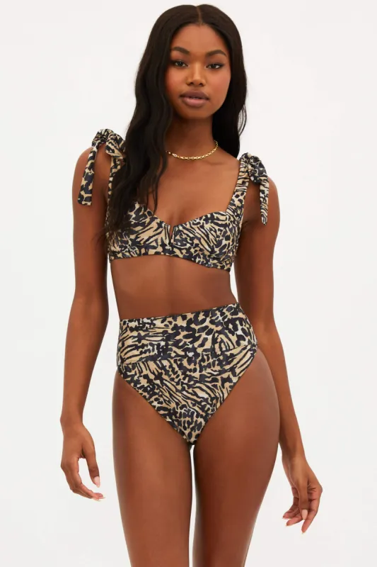 Blair Top Amour Leopard sold by Beach Riot