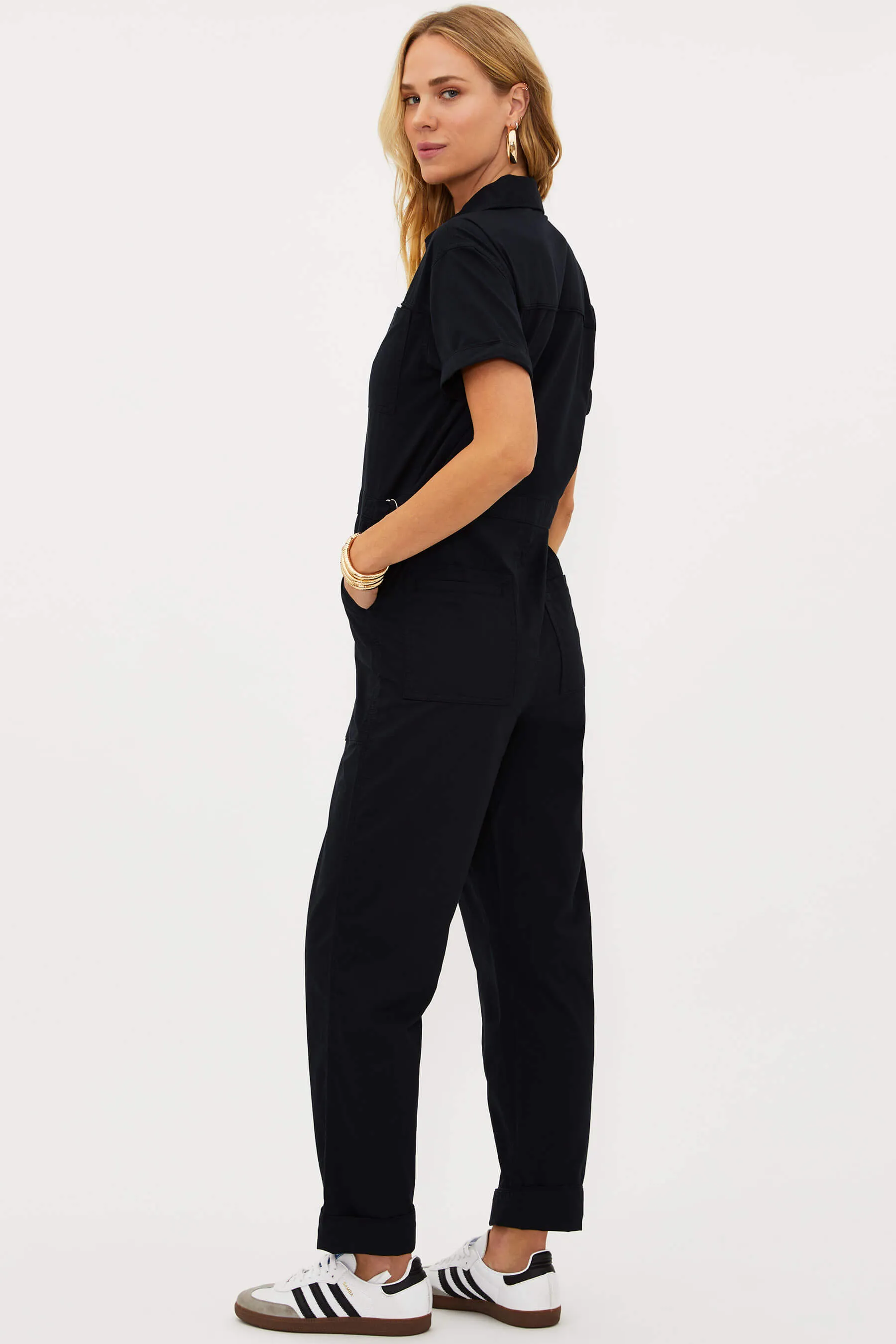 Racetrack Jumpsuit Black sold by Beach Riot product image thumbnail 2