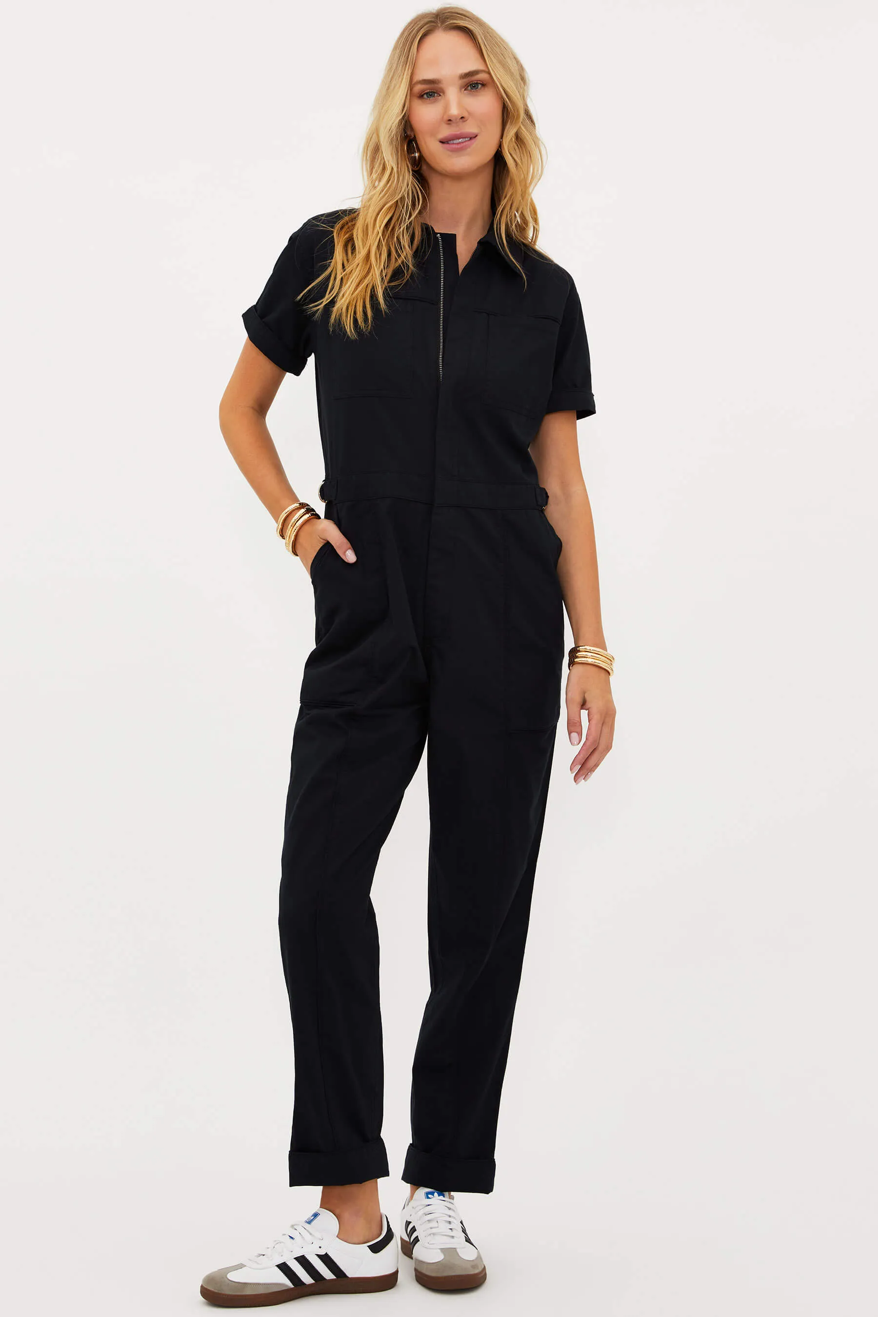 Racetrack Jumpsuit Black sold by Beach Riot product image thumbnail 3