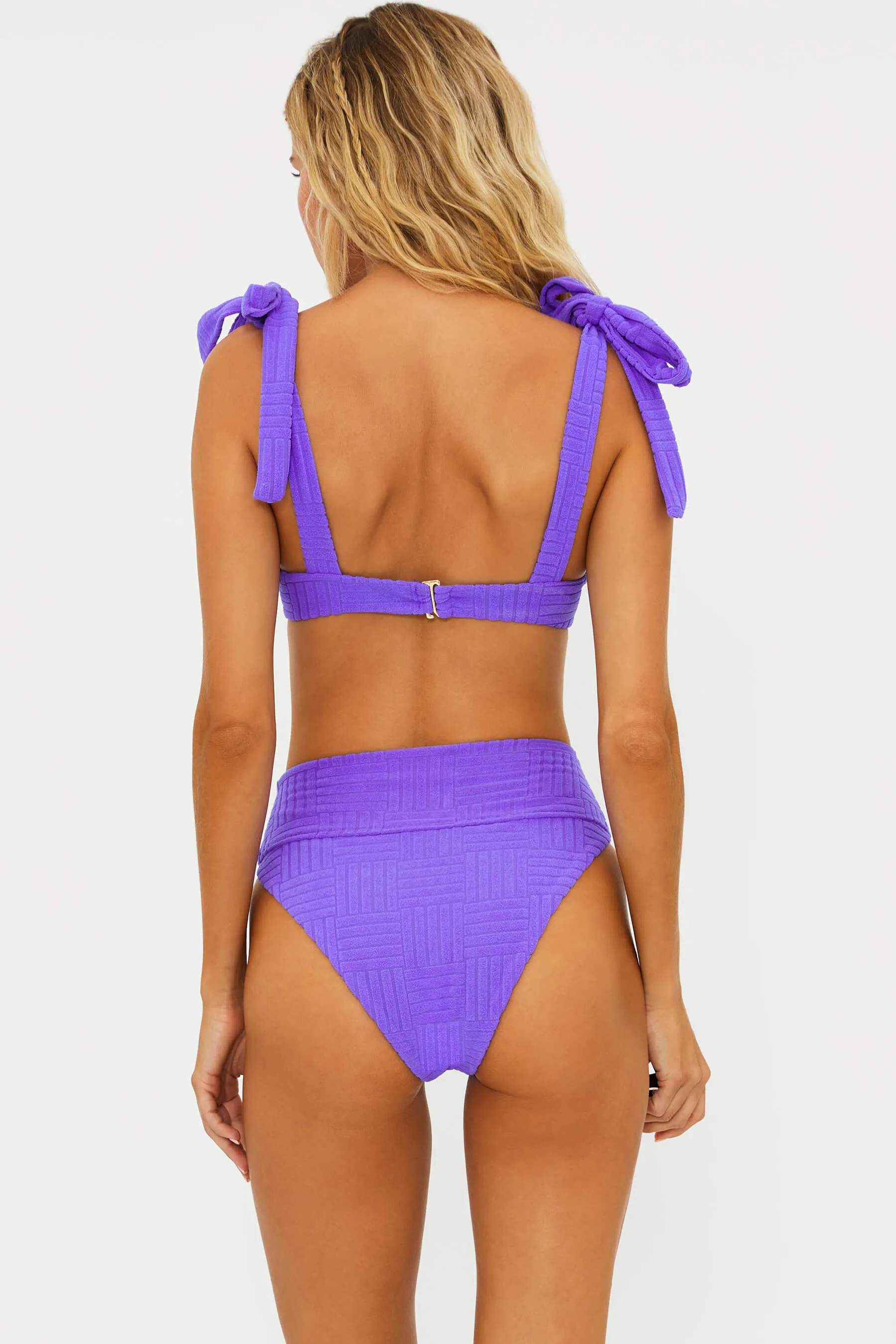 Blair Top Ultra Violet Terry sold by Beach Riot product image thumbnail 2