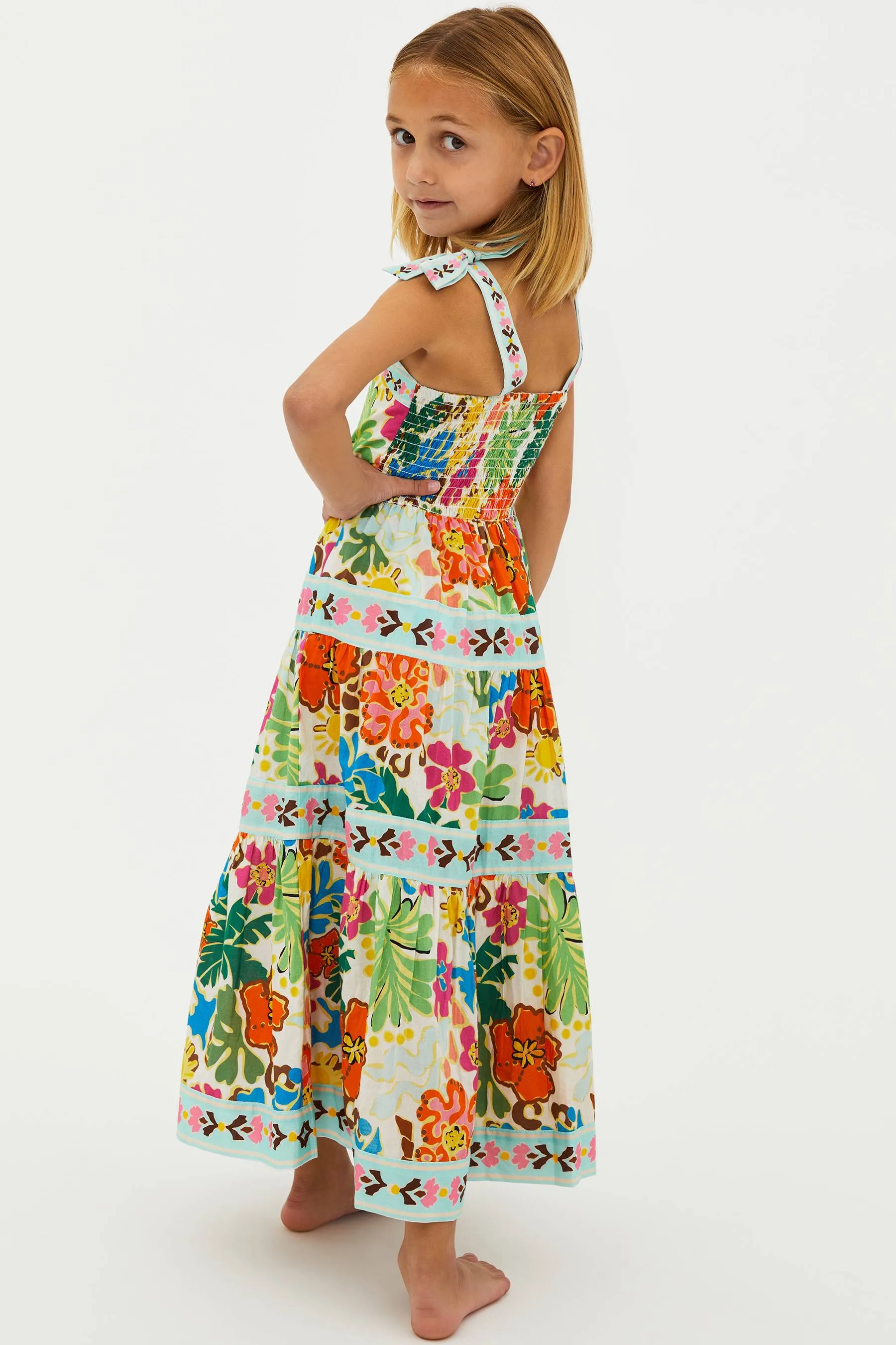 Little Charlotte Dress Tropical Sands sold by Beach Riot product image thumbnail 4