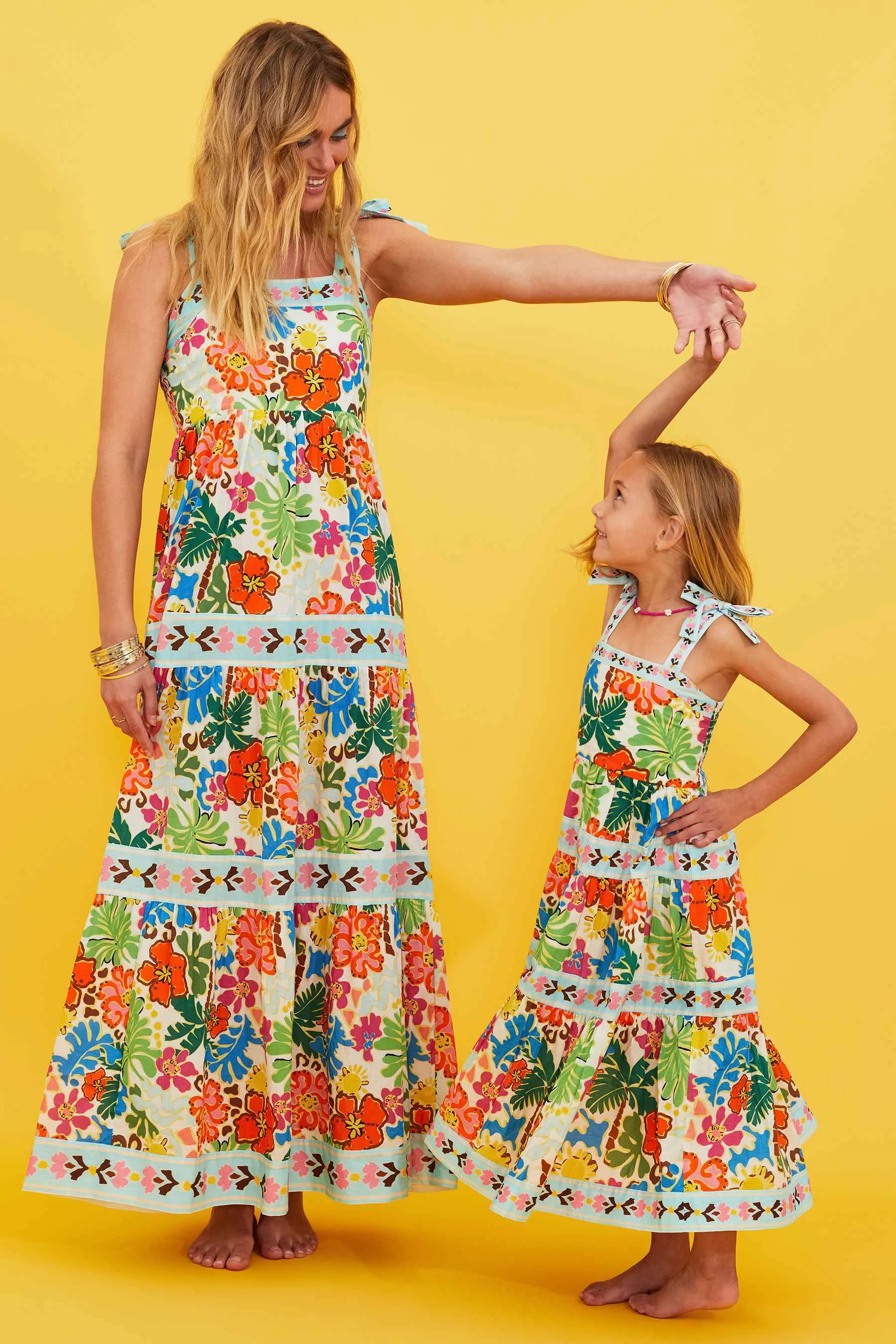 Little Charlotte Dress Tropical Sands sold by Beach Riot product image thumbnail 2