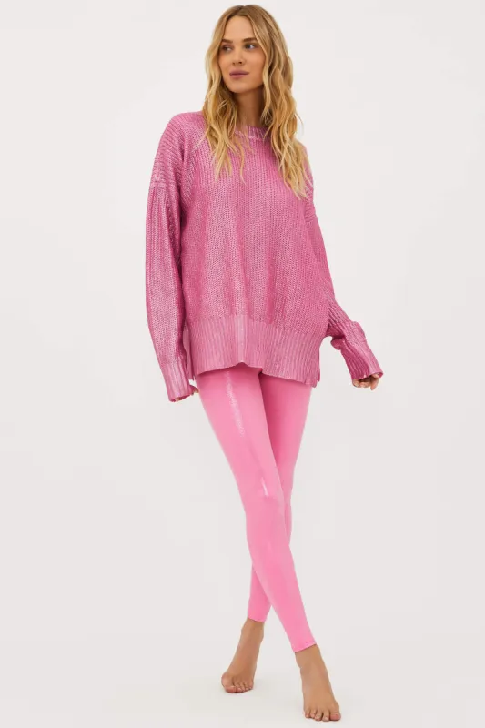 Piper Legging Pink Shimmer sold by Beach Riot