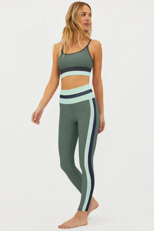 Mariella Legging Palm Paradise Colorblock made by Beach Riot